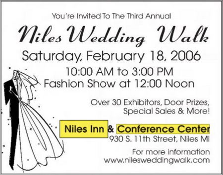 Niles Inn and Conference Center - Jan 2006 Ad (newer photo)